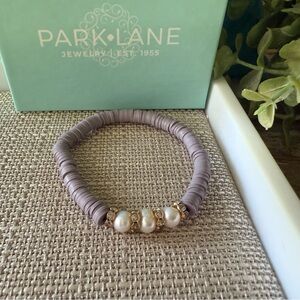 Park Lane Lavender Bracelet with Pearl Details